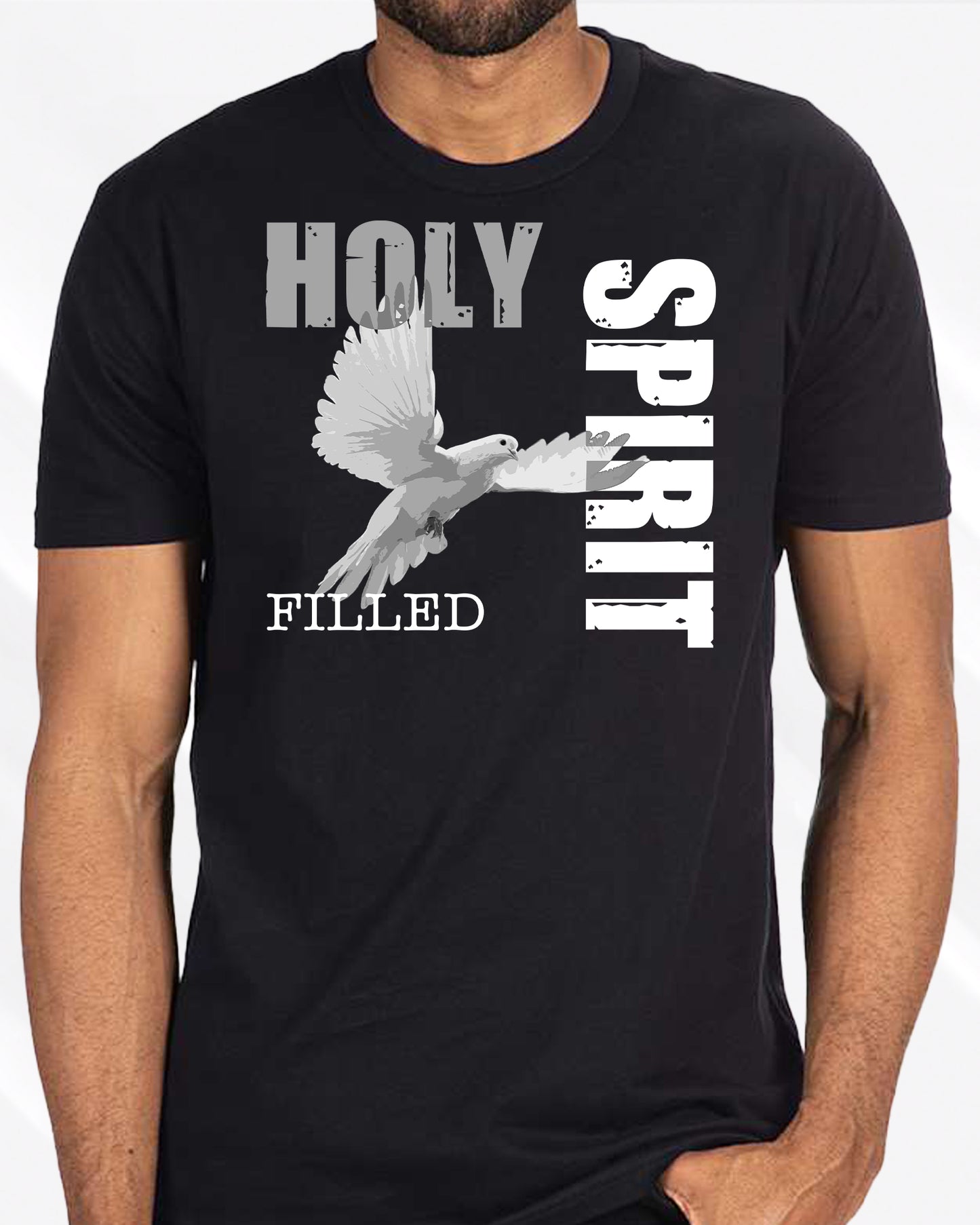 Holy Spirit Filled Black T-Shirt