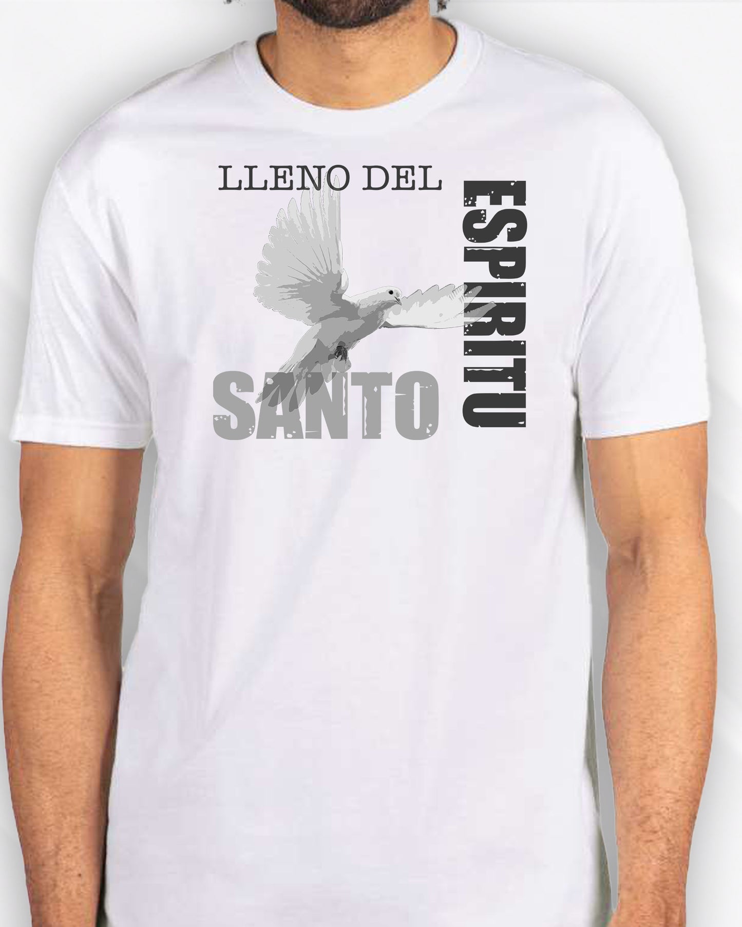 Lleno del Espíritu Santo Camiseta Blanca