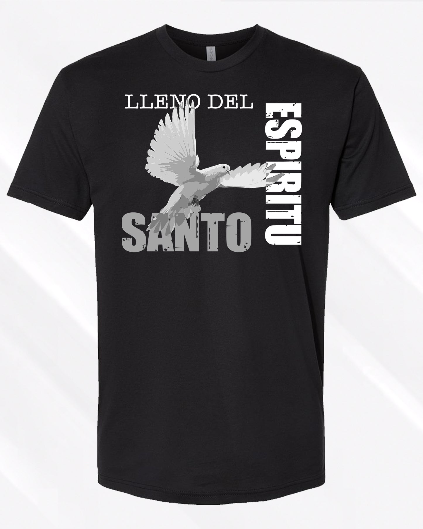 Lleno del Espíritu Santo Camiseta Negra