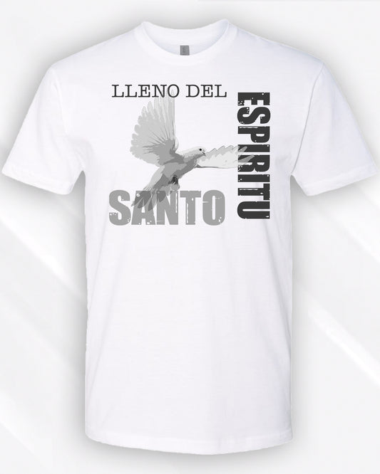 Lleno del Espíritu Santo Camiseta Blanca