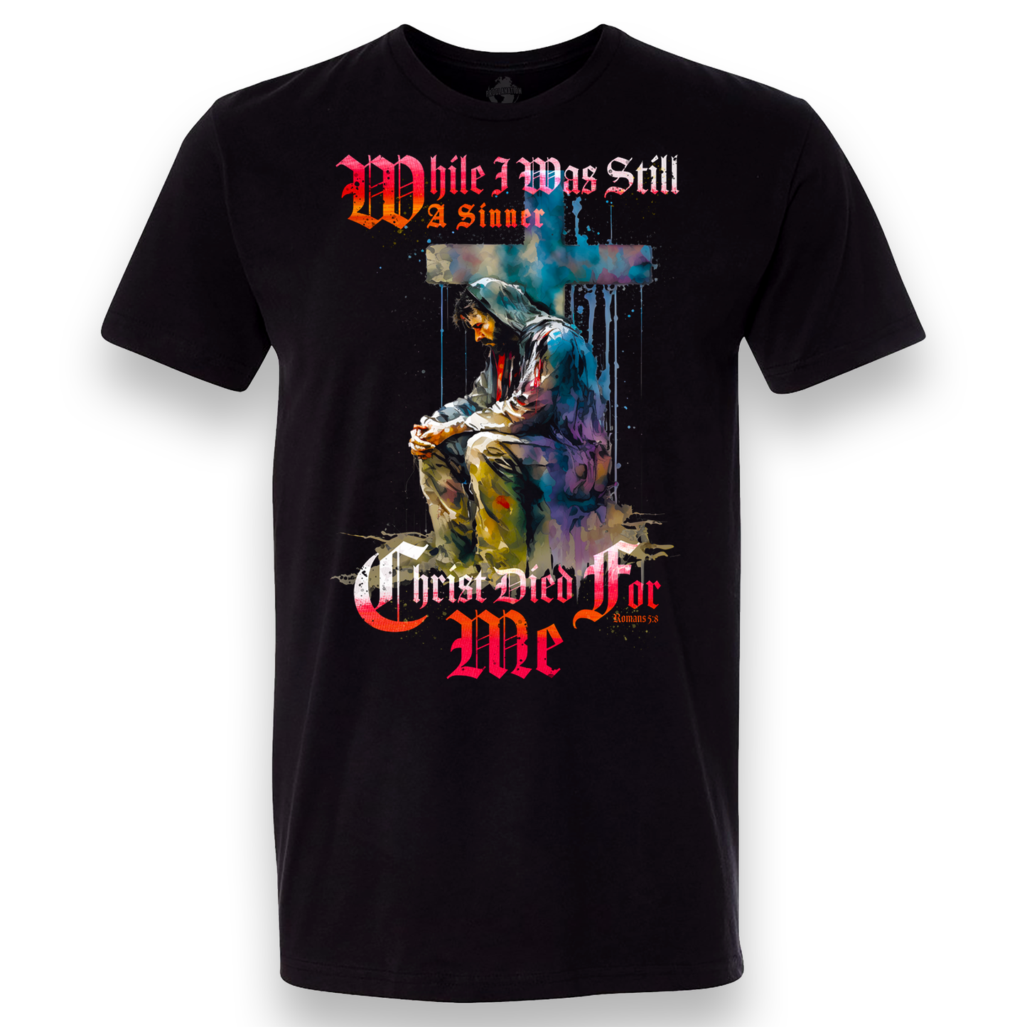 While I Was Still A Sinner T-Shirt Black